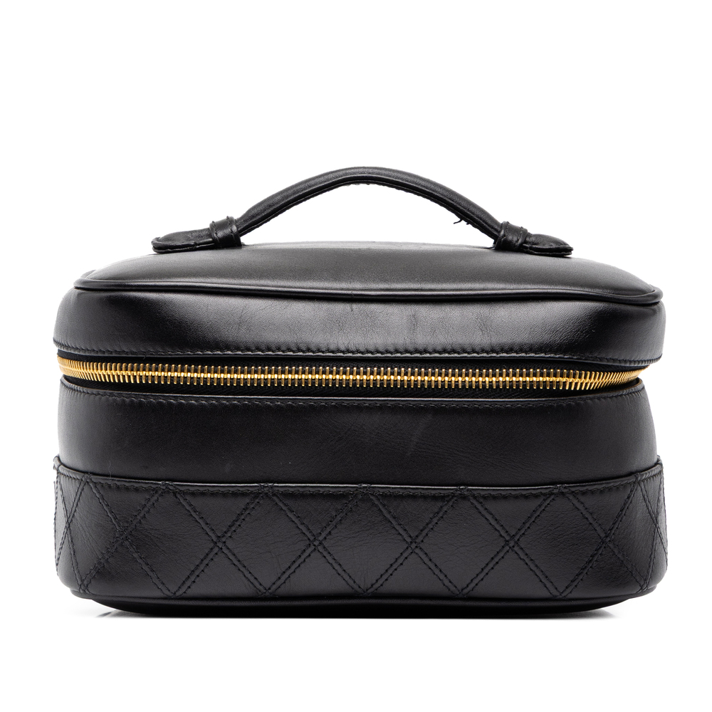 Pre-Loved Chanel CC Quilted Lambskin Vanity Bag